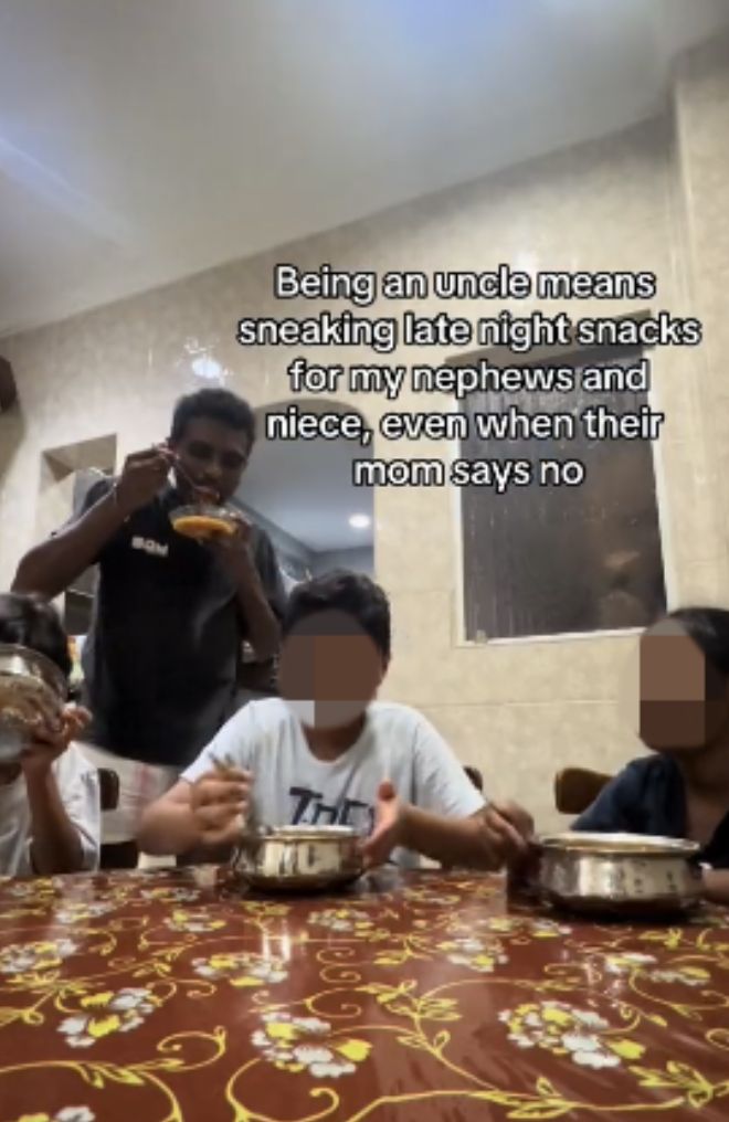 Sweet! Aksi Paman Diam-diam Bikinkan Makanan Favorit Keponakannya