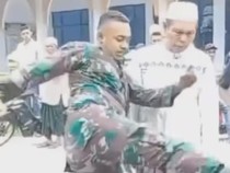 Viral Pria Berseragam TNI Ngamuk-Tendang Warga di Deli Serdang