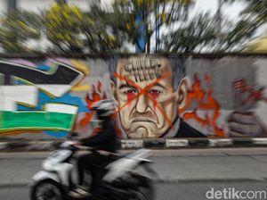 All Eyes on Rafah, Mural Solidaritas Palestina Mejeng di Jakarta