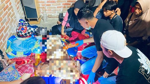 Bocah tujuh tahun tewas tenggelam di sungai Dusun Gerepek, Desa Bunut Baok, Kecamatan Praya, Lombok Tengah, Nusa Tenggara Barat (NTB). (Foto: Humas Polres Lombok Tengah)