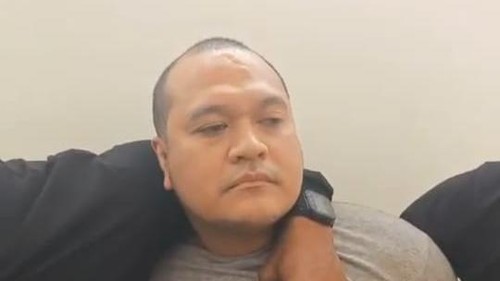 Chaowalit buronan Thailand saat ditangkap di Bali