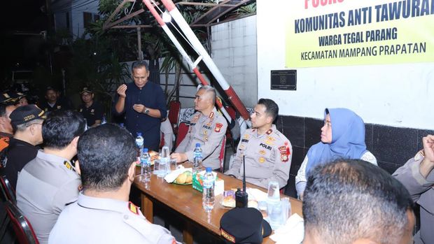 Dir Binmas Polda Metro kunjungi satkamling Mampang