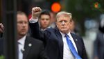 Ekspresi Donald Trump Usai Divonis Bersalah dalam Kasus Uang Tutup Mulut