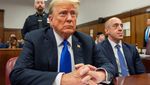 Ekspresi Donald Trump Usai Divonis Bersalah dalam Kasus Uang Tutup Mulut