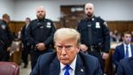 Ekspresi Donald Trump Usai Divonis Bersalah dalam Kasus Uang Tutup Mulut