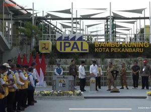 Jokowi Resmikan Pengelolaan Air Limbah di Pekanbaru yang Telan Biaya Rp 902 M