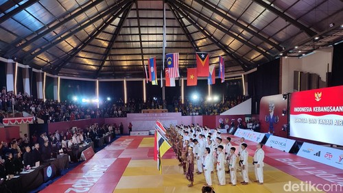 Pembukaan kompetisi judo se-Asia Tenggara, Indika Energy Southeast Asia Judo Championship 2024 di Bali, Jumat (31/5/2024).