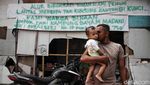 Potret Kondisi Hunian Sementara Eks Warga Kampung Susun Bayam