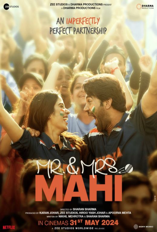 Poster film Mr & Mrs Mahi.