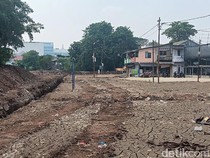 Penampakan Ratanya Rumah-rumah di Proyek Normalisasi Ciliwung