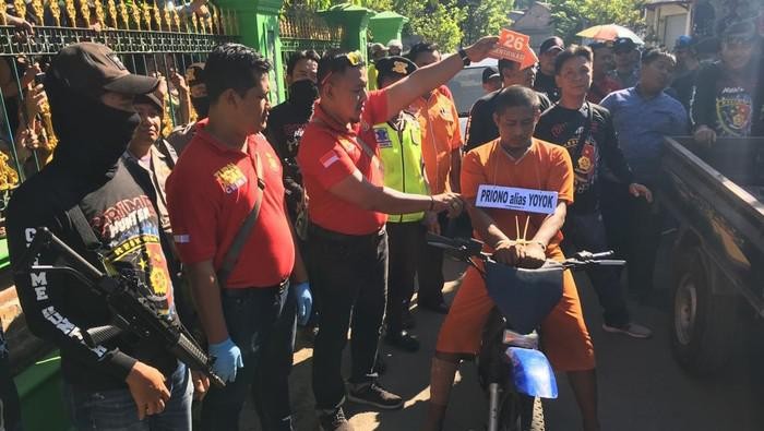 Pelaku pembunuhan pengusaha rongsokan Mojokerto