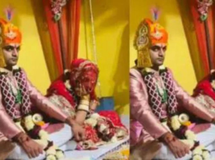 Pengantin tertidur saat berada di resepsi pernikahan, viral di media sosial