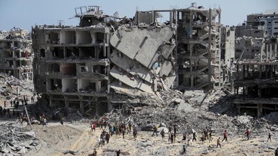 Luluh Lantak Kamp Jabalia Pascaserangan Terbaru Israel