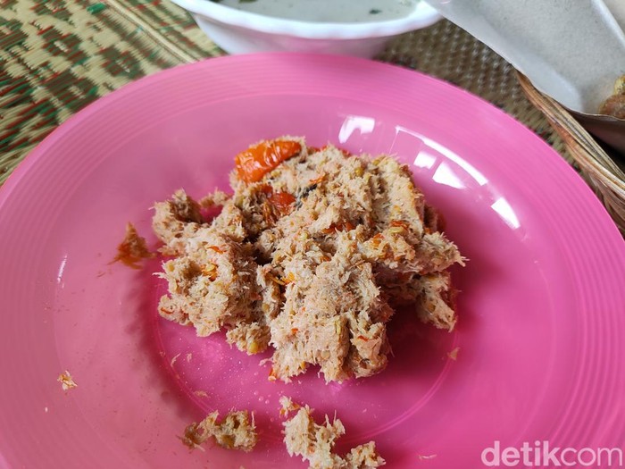 Penampakan sambal jenggot khas Gunungkidul, Jumat (31/5/2024).