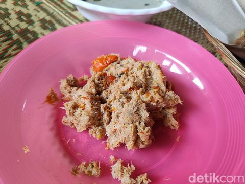 Penampakan sambal jenggot khas Gunungkidul, Jumat (31/5/2024).