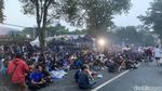 Bobotoh Tumplek di Spot Nobar Akbar Persib Vs Madura United