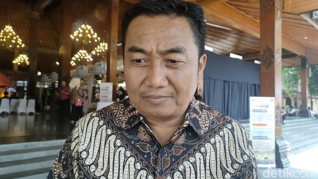 Wakil Ketua Solo Great Sale (SGS) yang juga pengurus Kadin Solo, Daryono ditemui di Pendapi Gede Solo, Jumat (31/5/2024).