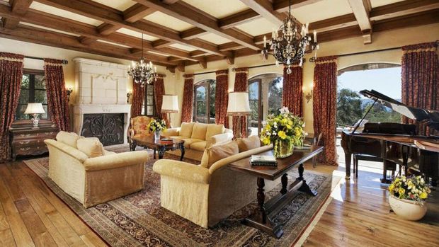 Bagian dalam mansion Pangeran Harry dan Meghan Markle.