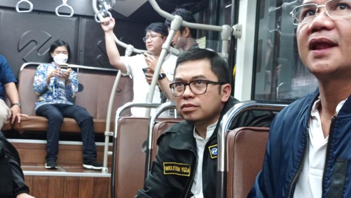 Direktur Utama PT Transportasi Jakarta Welfizon Yuza (Taufiq Syarifudin-detikcom)