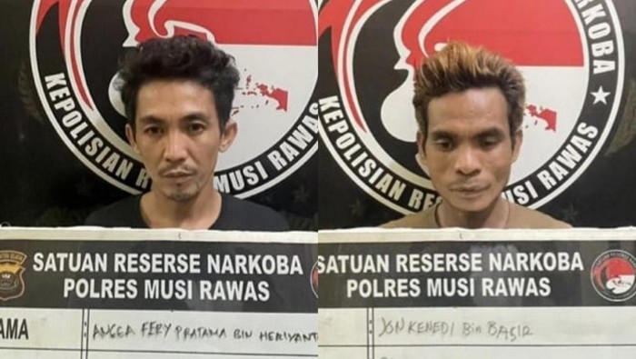 Dua pengedar sabu ditangkap di Musi Rawas.