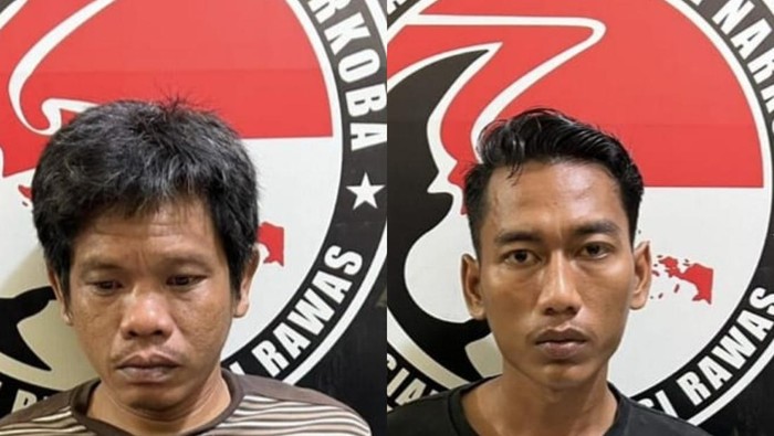 Irfan dan Dodi, tersangka kasus narkoba jenis sabu di Musi Rawas
