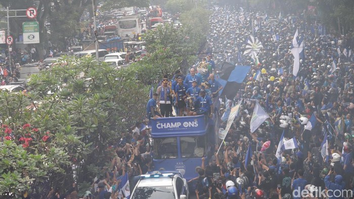Konvoi Mapag Juara Persib Bandung