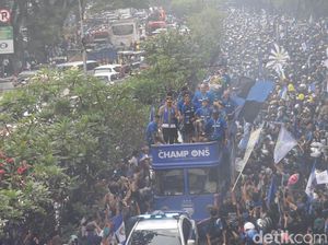 Pawai Persib Juara Digelar Pagi dari Balai Kota ke Gedung Sate