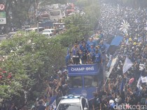 Pawai Persib Juara Digelar Pagi dari Balai Kota ke Gedung Sate