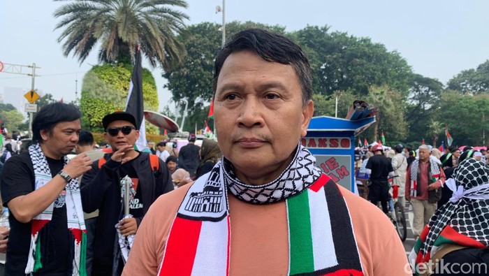 Aksi Solidaritas Palestina Digelar di Kedubes AS, Hadirkan Anggota DPR Mardani Ali Sera