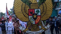 Kirab tersebut digelar untuk memperingati hari lahir Pancasila.
