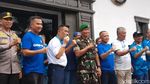 Foto Kemeriahan Penyambutan Persib di Gedung Sate Bandung