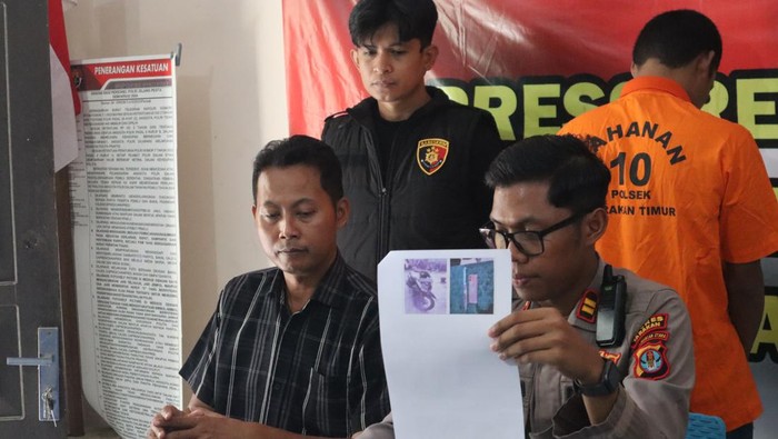 Polisi menangkap kurir narkoba sabu saat menunggu pembeli di Tarakan. Dokumen Istimewa