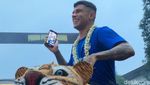 Potret Skuat Persib Bandung Naik Maung di Gedung Sate