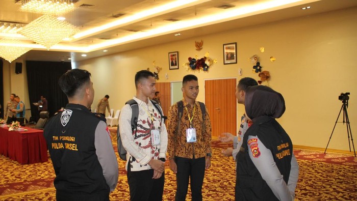 Polda Sumsel menggelar sidang terbuka penentuan kelulusan menuju pemeriksaan kesehatan (Rikkes) Tahap II,