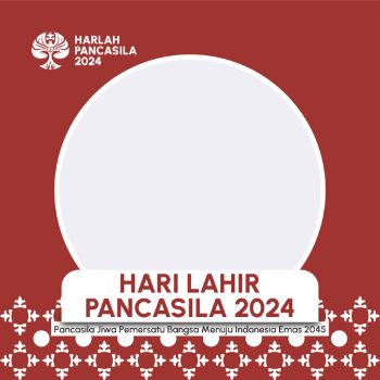 Twibbon Hari Lahir Pancasila 2024 BPIP