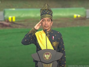 Jokowi Pimpin Upacara Hari Lahir Pancasila di Blok Rokan Dumai Riau