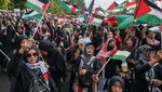 Aksi Bela Palestina di Batang dan Surabaya