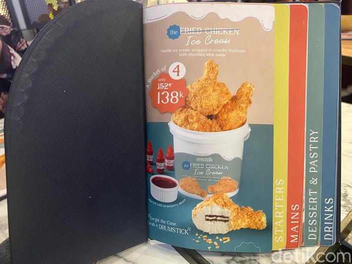 Begini Sensasi Makan Es Krim Ayam Goreng yang Manis Legit Begini Sensasi Makan Es Krim Ayam Goreng yang Manis Legit