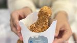 Begini Sensasi Makan Es Krim Ayam Goreng yang Manis Legit