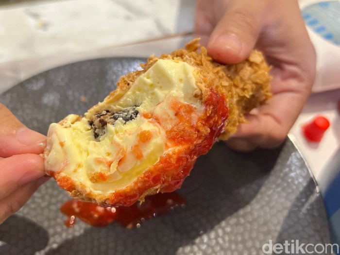 Es krim ayam goreng Es krim ayam goreng