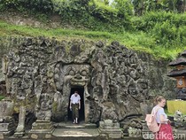 Goa Gajah di Gianyar Favorit Turis Eropa