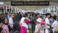 Data Dinas Parekraf DKI Jakarta menunjukkan sepanjang 2023 tercatat 404.845 wisatawan mengunjungi Kepulauan Seribu.
