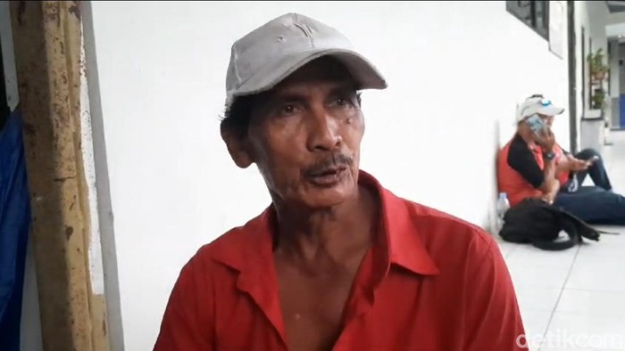 Gandung (58) salah satu korban kecelakaan bus terguling di Ngargoyoso, Karanganyar.