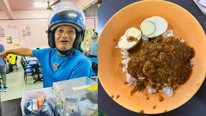Makanannya Dicuri, Kakek Ini Hanya Makan Nasi dan Telur Saja