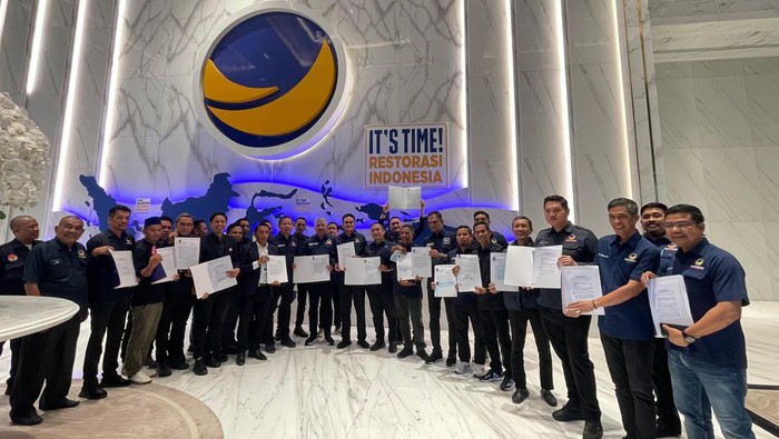 NasDem memberikan rekomendasi 28 cakada yang akan maju Pilkada 2024 di Sulsel.