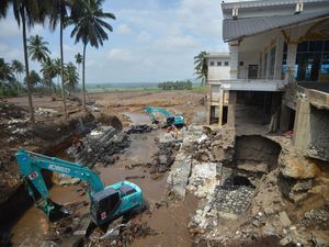 Normalisasi Sungai Pascabanjir Bandang di Tanah Datar Terus Dikebut