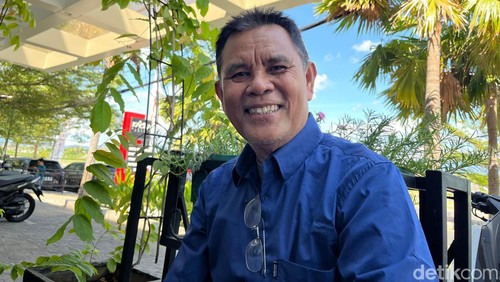 Politikus Partai NasDem Syarafuddin Jarot saat ditemui pada Minggu (2/6/2024). (Foto: Helmy Akbar/detikBali)