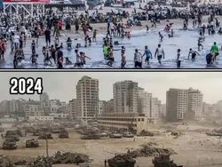 Bikin Tersayat! Wajah Gaza Sebelum dan Setelah Dibombardir Israel