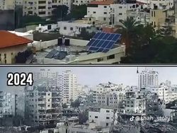 Bikin Tersayat! Wajah Gaza Sebelum dan Setelah Dibombardir Israel