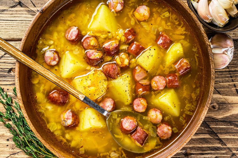 Recipe for Sausage Soup, Green Beans, Potatoes